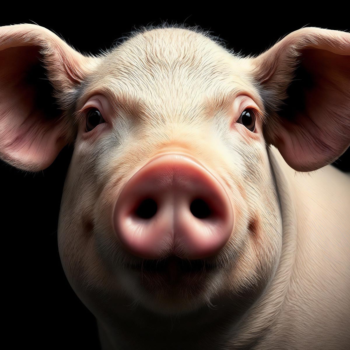 Portrait réaliste d'un Cochon généré par IA
